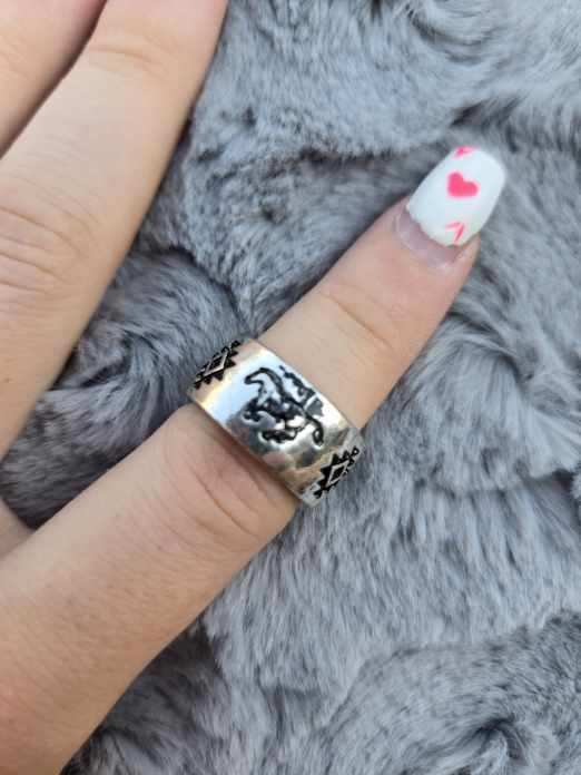 Aztec Running Horse Ring