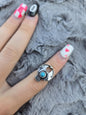 Sundial Turquoise Ring